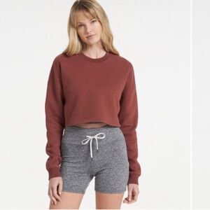 Vuori restore crop crew pullover